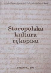 Staropolska kultura rękopisu