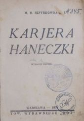 Okładka książki Karjera Haneczki Maria Szpyrkówna