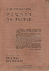 Okładka książki Błękitne pogranicze Maria Szpyrkówna