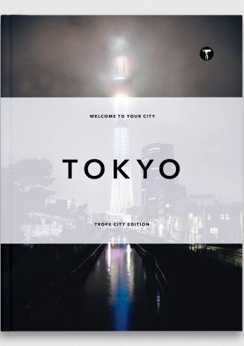 Okładki książek z cyklu Trope City Edition