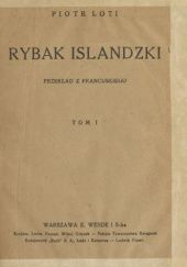 Okładka książki Rybak islandzki. Tom 1 Pierre Loti