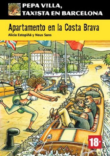 Okładki książek z serii Pepa Villa, taxista en Barcelona