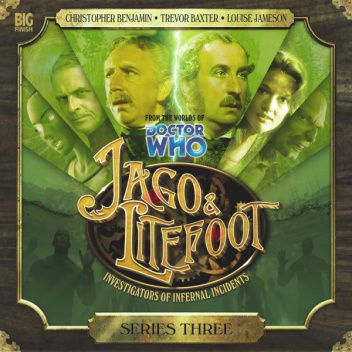 Okładki książek z cyklu Jago & Litefoot