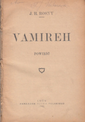 Okładka książki Vamireh Joseph Henri Rosny