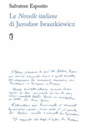 Okładka książki Le "Novelle italiane" di Jarosław Iwaszkiewicz Salvatore Esposito