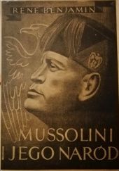 Okładka książki Mussolini i jego naród René Benjamin