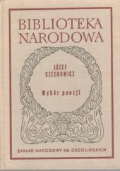 Okładka książki Wybór poezji Józef Czechowicz