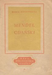 Okładka książki Mendel Gdański Maria Konopnicka