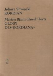 Okładka książki Głosy do "Kordiana" Marian Bizan