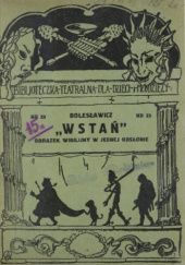 Okładka książki "Wstań". Obrazek wigilijny w jednej odsłonie Bolesław Eulenfeld
