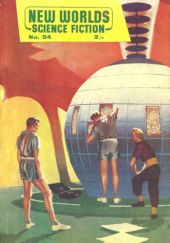 Okładka książki New Worlds Science Fiction, #54 (12/1956) Isaac Asimov, J.G. Ballard, Alan Barclay, Kenneth Bulmer, John Carnell, Dan Morgan, John Newman, James White, Richard Wilson