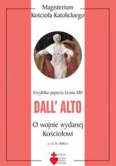 Okładka książki Dall` alto. O wojnie wydanej Kościołowi Leon XIII