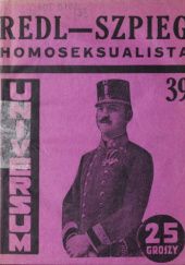 Okładka książki Alfred Redl, szpieg-homoseksualista S. Miran