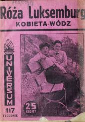Okładka książki Róża Luksemburg, kobieta-wódz E. Młodzianowski