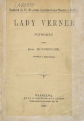 Okładka książki Lady Verner Margaret Wolfe Hungerford