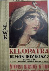 Okładka książki Kleopatra. Demon rozkoszy Henry Barthez