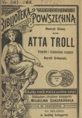 Okładka książki Atta Troll Heinrich Heine