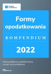 Okładka książki Formy opodatkowania - kompendium 2022 Małgorzata Lewandowska
