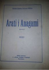 Okładka książki Arati i Anagami. Opowieść Stefania Romana Sichrawa Bilińska
