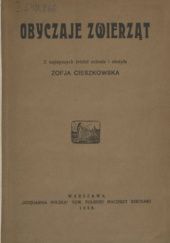 Okładka książki Obyczaje zwierząt Zofia Cieszkowska