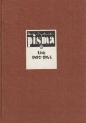 Okładka książki Listy 1897-1944 Karol Irzykowski