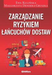 Okładka książki Zarządzanie ryzykiem łańcuchów dostaw Małgorzata Dendera-Gruszka, Ewa Kulińska