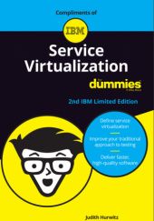 Okładka książki Service Virtualization for dummies Judith Hurwitz