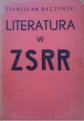 Okładka książki Literatura w ZSRR Stanisław Baczyński