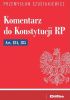 Okładka książki Komentarz do Konstytucji RP Art. 184, 185 Przemysław Szustakiewicz