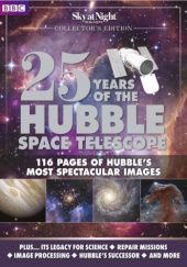 Okładka książki 25 Years of the Hubble Space Telescope redakcja BBC Sky at Night