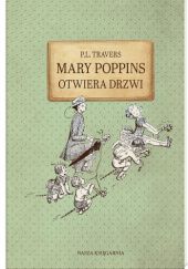 Okładka książki Mary Poppins otwiera drzwi Pamela Lyndon Travers