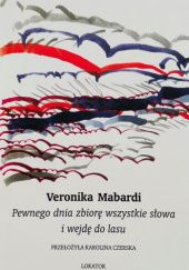 Okładka książki Pewnego dnia zbiorę wszystkie słowa i wejdę do lasu Veronika Mabardi