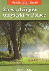 Okładka książki Zarys dziejów turystyki w Polsce Małgorzata Lewan