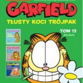 Okładka książki Garfield. Tłusty koci trójpak. Tom 12 Jim Davis