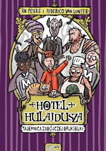 Okładki książek z cyklu Hotel Hulajdusza