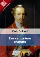 Okładka książki L'avventuriere onorato Carlo Goldoni