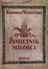 Okładka książki Pamiętnik miłości Kazimierz Wierzyński