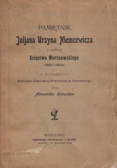 Pamiętnik o czasach Księztwa Warszawskiego (1807-1809)