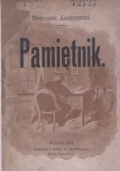 Okładka książki Pamiętnik Franciszek Kostrzewski