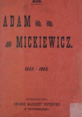 Okładka książki Adam Mickiewicz Feliks Perl
