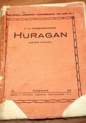 Okładka książki Huragan. Zbiór nowel Antoni Ferdynand Ossendowski
