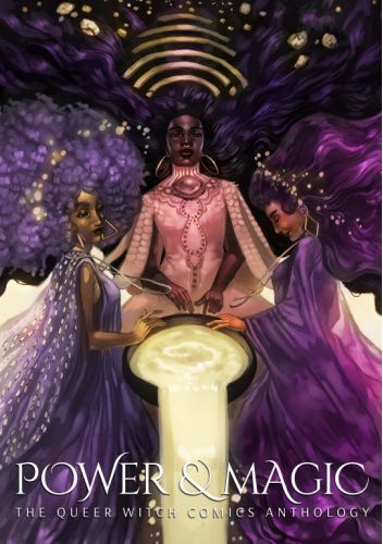 Okładki książek z cyklu Power & Magic. The Queer Witch Comics Anthology