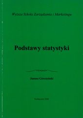 Okładka książki Podstawy statystyki Janusz Górczyński