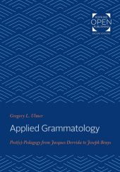 Okładka książki Applied Grammatology Gregory Ulmer