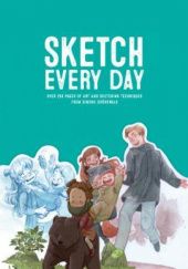 Okładka książki Sketch Every Day: 100+ simple drawing exercises from Simone Grünewald Simone Grünewald