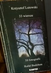 Okładka książki 33 wiersze Krzysztof Lutowski