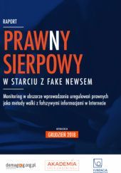 Okładka książki Praw(n)y sierpowy w starciu z fake newsem Tomasz Muras, Patryk Zakrzewski