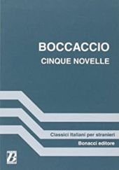 Okładka książki Cinque Novelle Giovanni Boccaccio