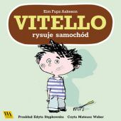 Okładka książki Vitello rysuje samochód Kim Fupz Aakeson