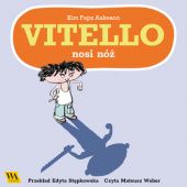 Okładka książki Vitello nosi nóż Kim Fupz Aakeson